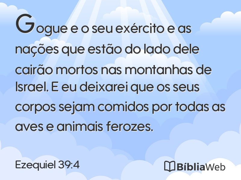 Ezequiel 39:4 em imagem para compartilhar