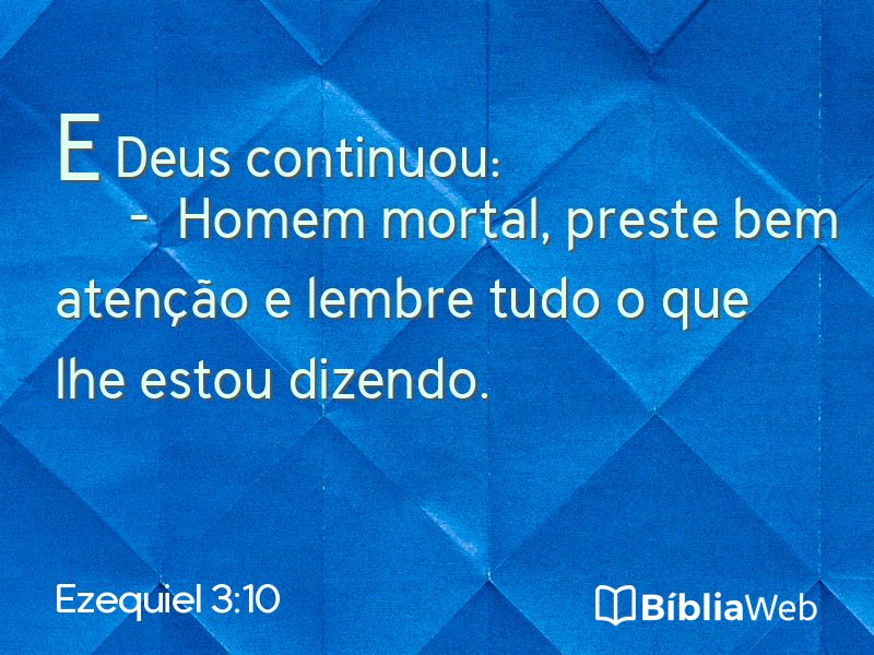 Ezequiel 3:10 em imagem para compartilhar