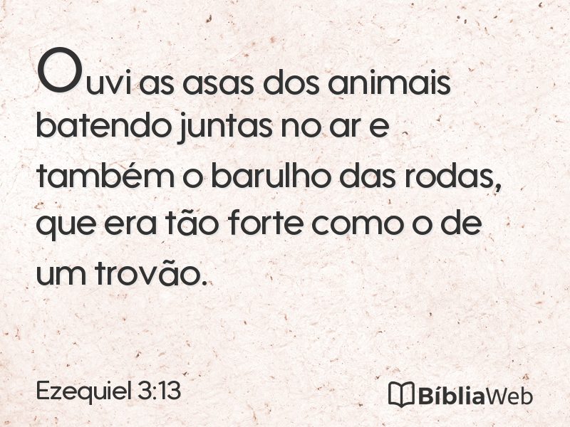 Ezequiel 3:13 em imagem para compartilhar