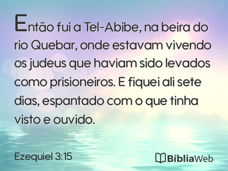 Ezequiel 3:15 em imagem para compartilhar