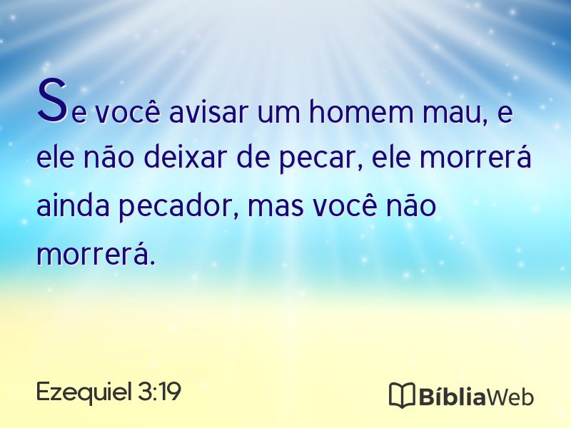Ezequiel 3:19 em imagem para compartilhar