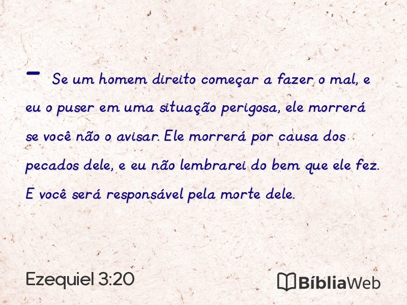 Ezequiel 3:20 em imagem para compartilhar
