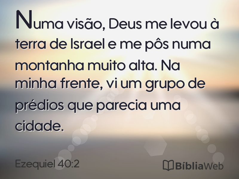 Ezequiel 40:2 em imagem para compartilhar