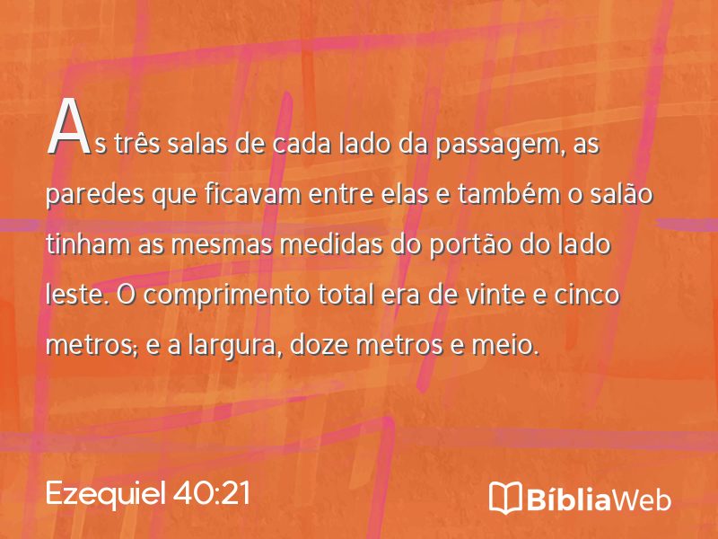 Ezequiel 40:21 em imagem para compartilhar