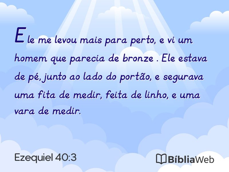 Ezequiel 40:3 em imagem para compartilhar