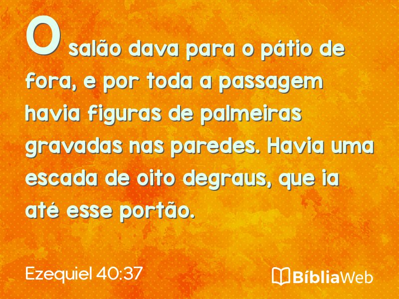 Ezequiel 40:37 em imagem para compartilhar