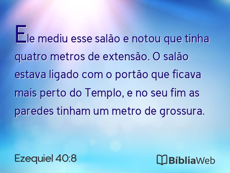 Ezequiel 40:8 em imagem para compartilhar
