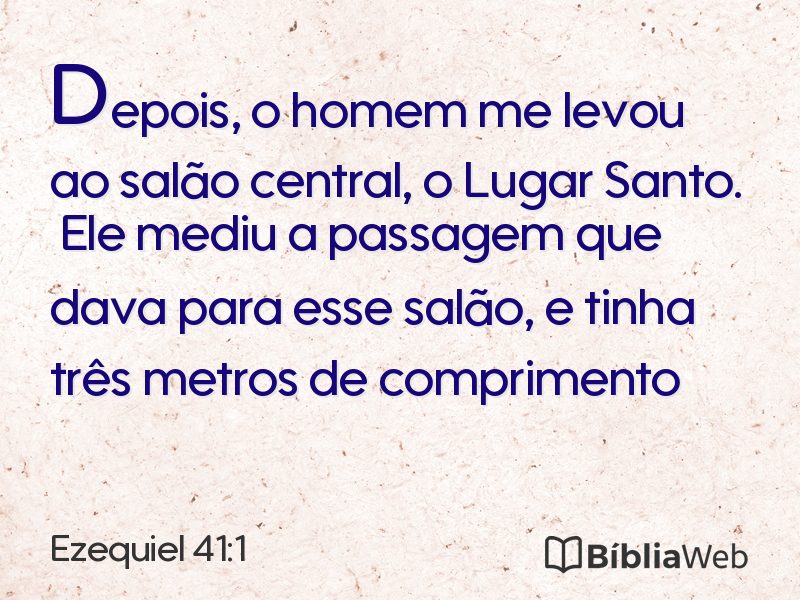 Ezequiel 41:1 em imagem para compartilhar