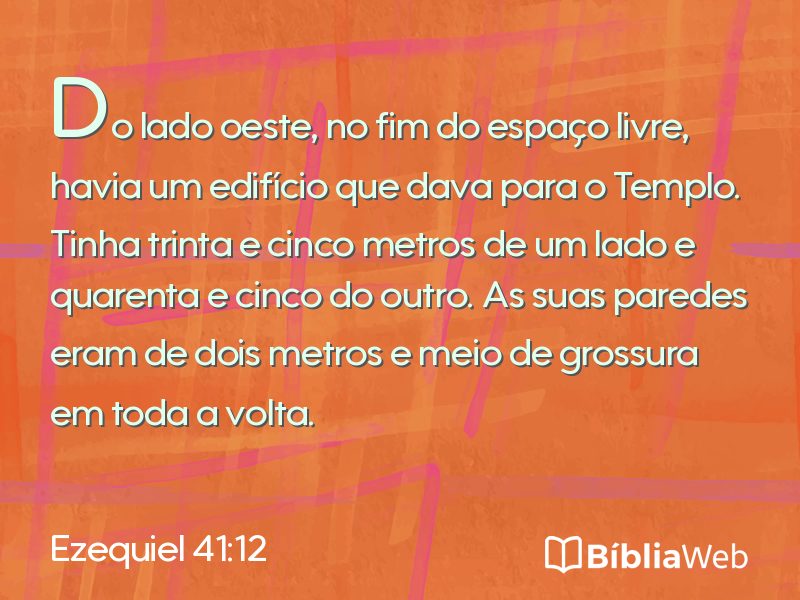 Ezequiel 41:12 em imagem para compartilhar
