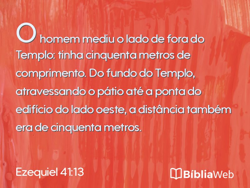 Ezequiel 41:13 em imagem para compartilhar