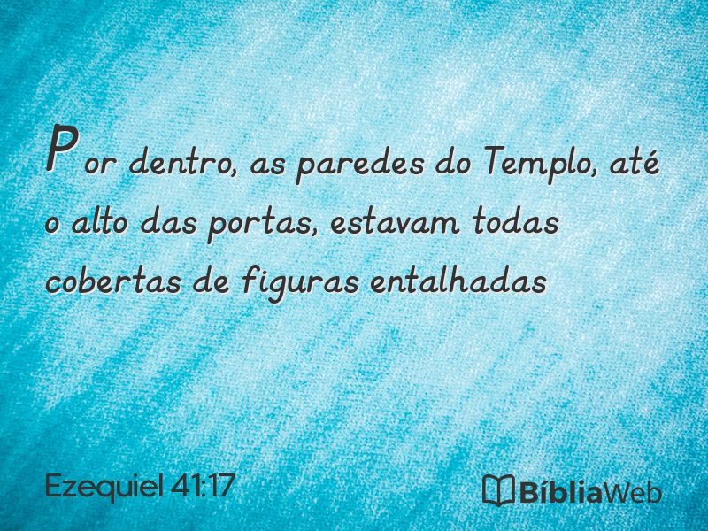 Ezequiel 41:17 em imagem para compartilhar