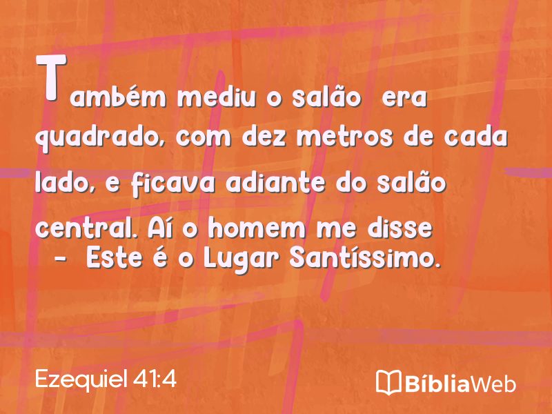 Ezequiel 41:4 em imagem para compartilhar