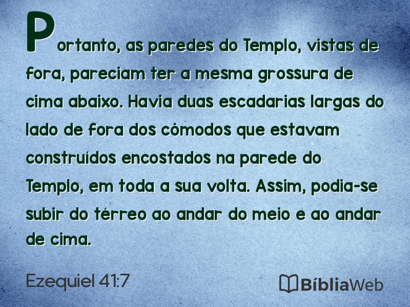 Ezequiel 41:7 em imagem para compartilhar