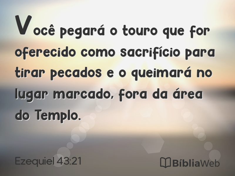 Ezequiel 43:21 em imagem para compartilhar