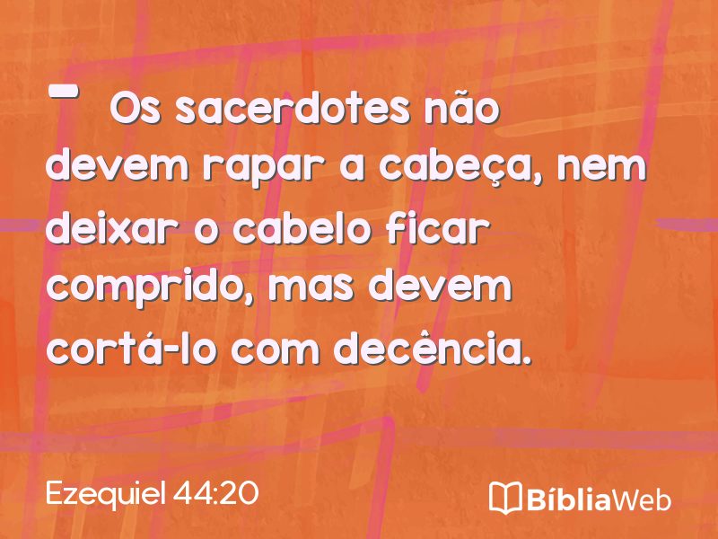 Ezequiel 44:20 em imagem para compartilhar