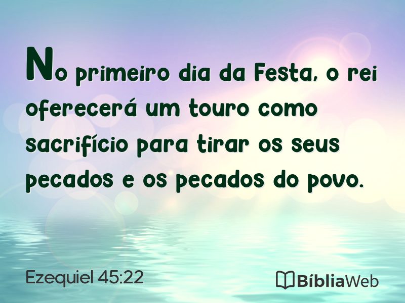 Ezequiel 45:22 em imagem para compartilhar