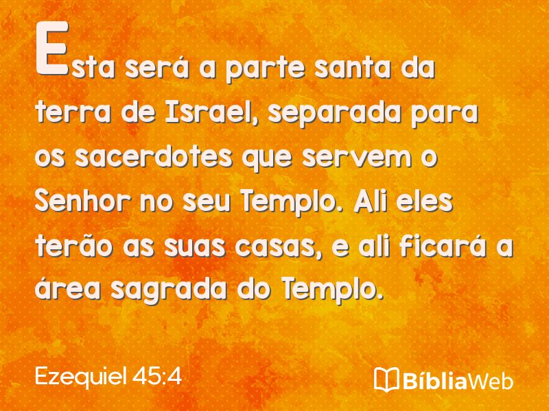 Ezequiel 45:4 em imagem para compartilhar