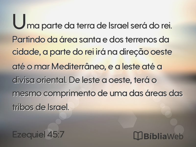 Ezequiel 45:7 em imagem para compartilhar