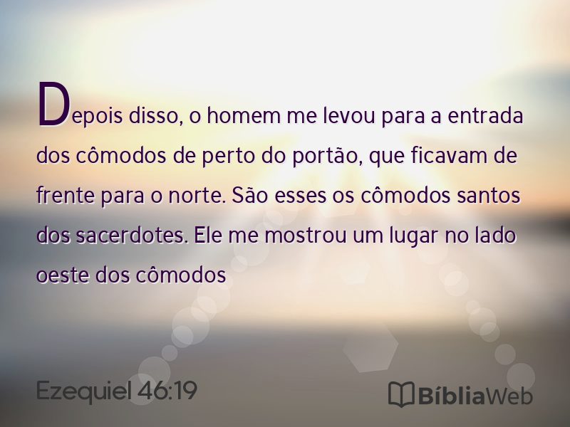 Ezequiel 46:19 em imagem para compartilhar