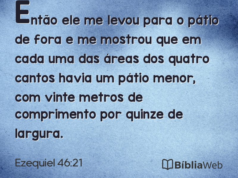 Ezequiel 46:21 em imagem para compartilhar