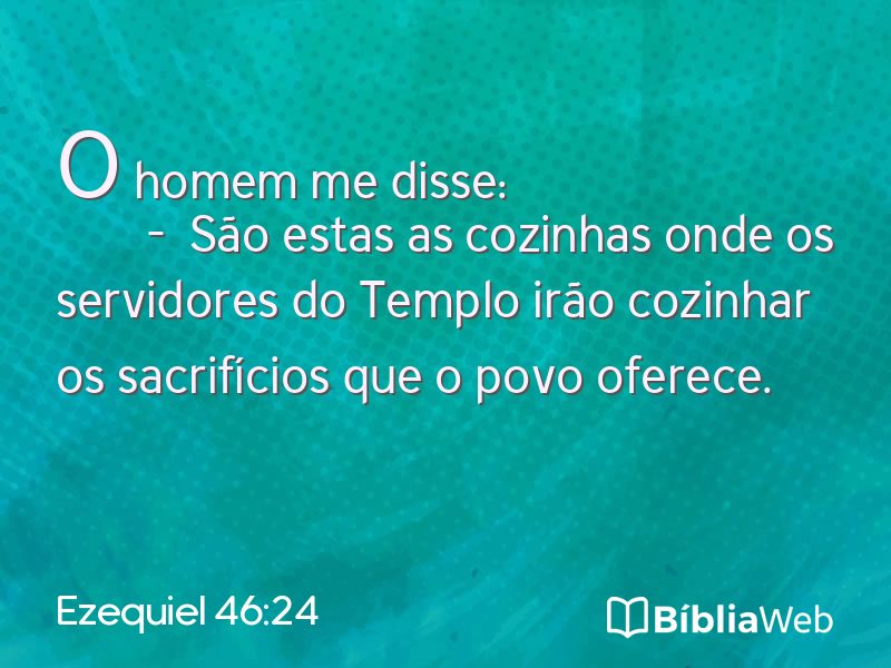 Ezequiel 46:24 em imagem para compartilhar