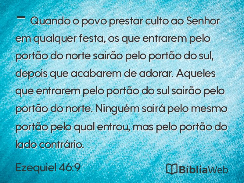 Ezequiel 46:9 em imagem para compartilhar