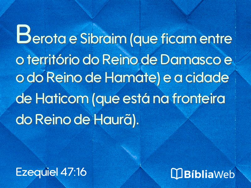Ezequiel 47:16 em imagem para compartilhar