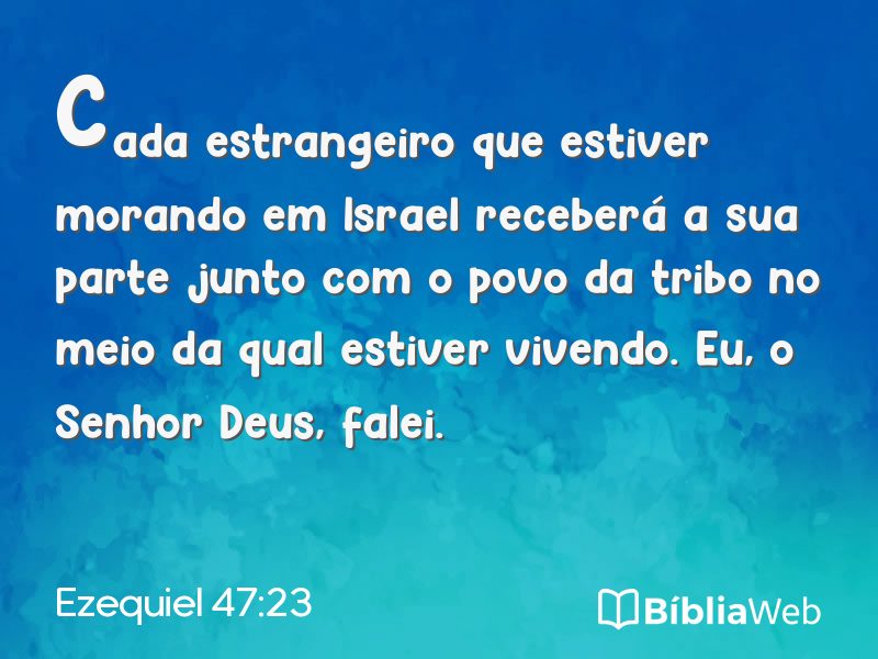 Ezequiel 47:23 em imagem para compartilhar