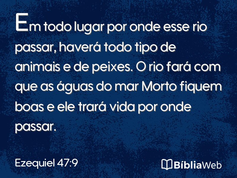 Ezequiel 47:9 em imagem para compartilhar