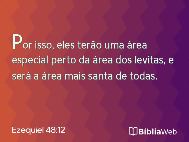 Ezequiel 48:12 em imagem para compartilhar