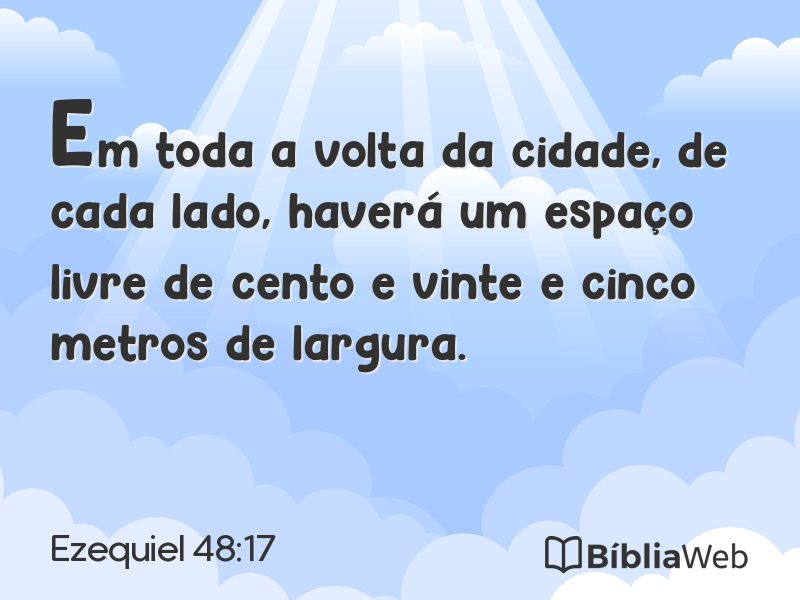 Ezequiel 48:17 em imagem para compartilhar