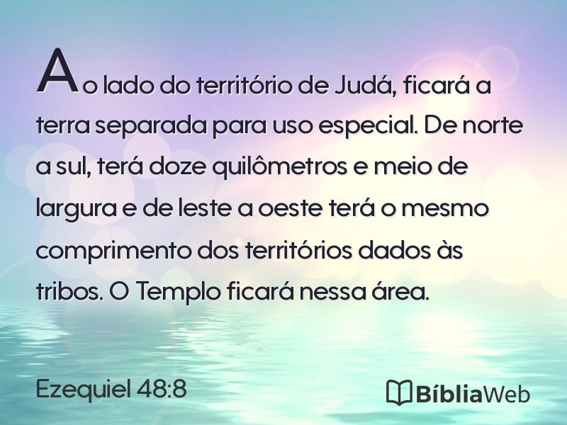Ezequiel 48:8 em imagem para compartilhar