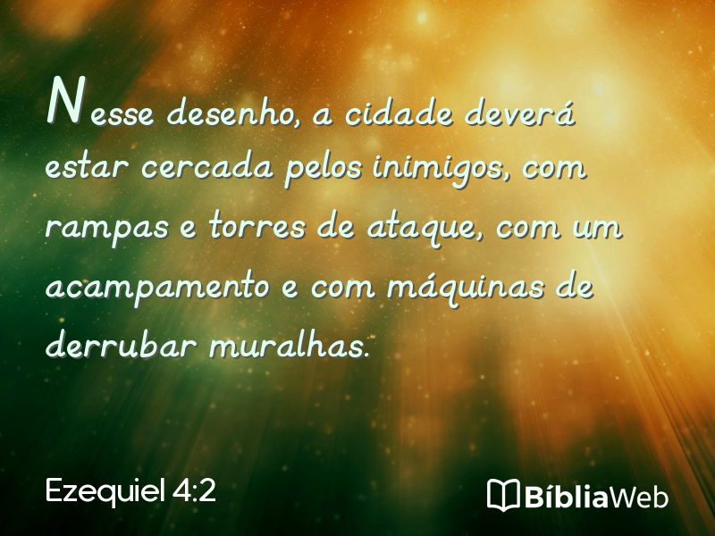 Ezequiel 4:2 em imagem para compartilhar