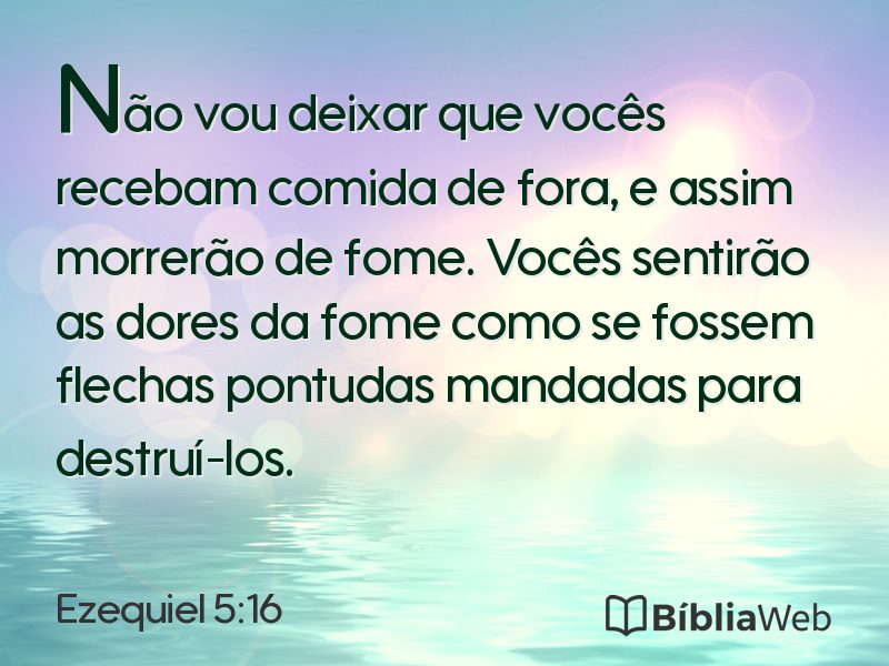 Ezequiel 5:16 em imagem para compartilhar