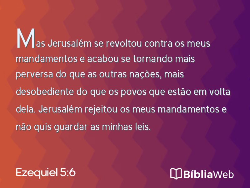 Ezequiel 5:6 em imagem para compartilhar