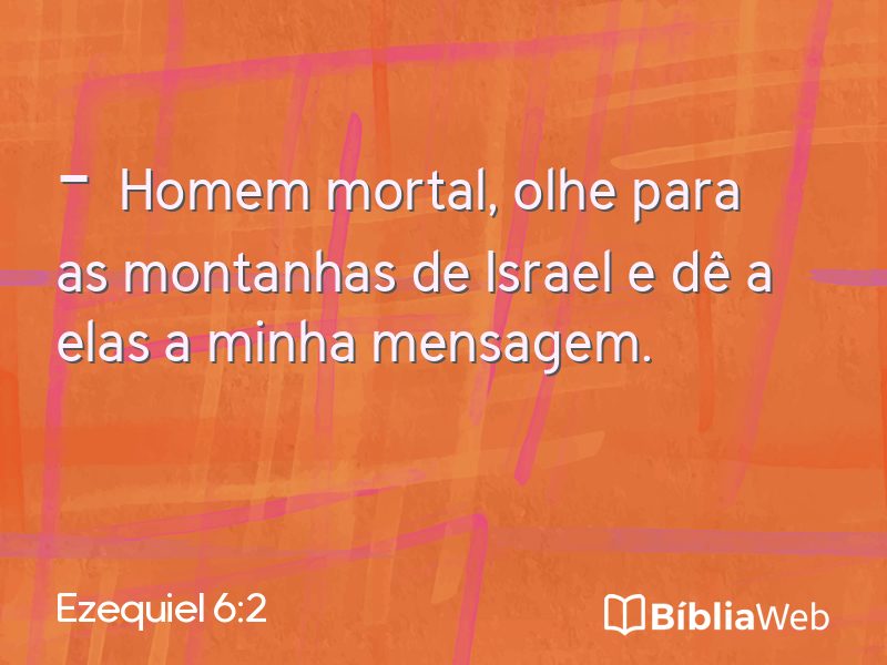 Ezequiel 6:2 em imagem para compartilhar