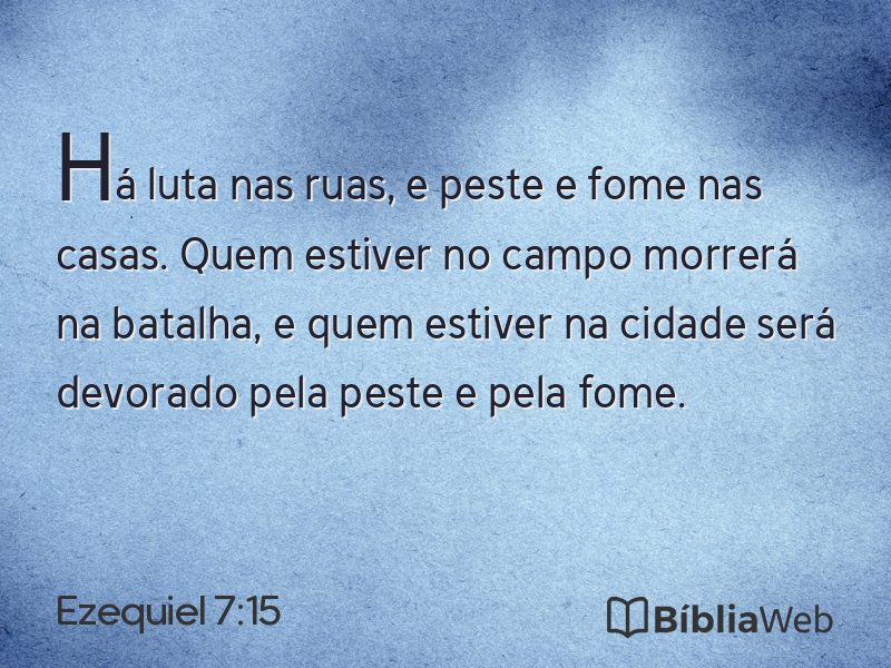 Ezequiel 7:15 em imagem para compartilhar