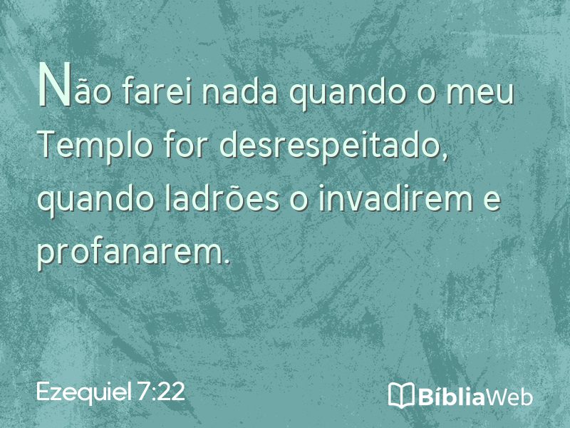 Ezequiel 7:22 em imagem para compartilhar