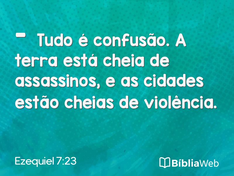 Ezequiel 7:23 em imagem para compartilhar