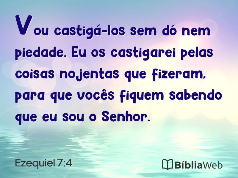 Ezequiel 7:4 em imagem para compartilhar