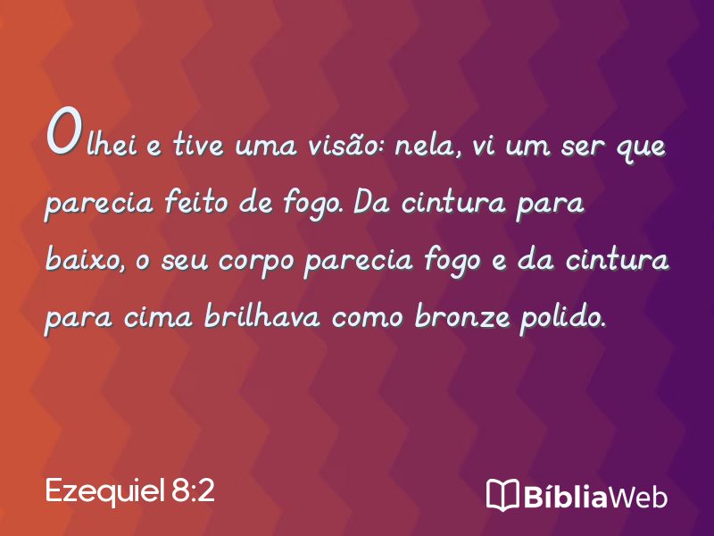 Ezequiel 8:2 em imagem para compartilhar