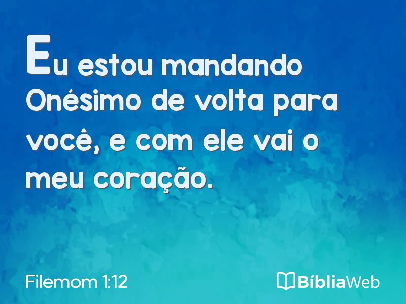 Filemom 1:12 em imagem para compartilhar