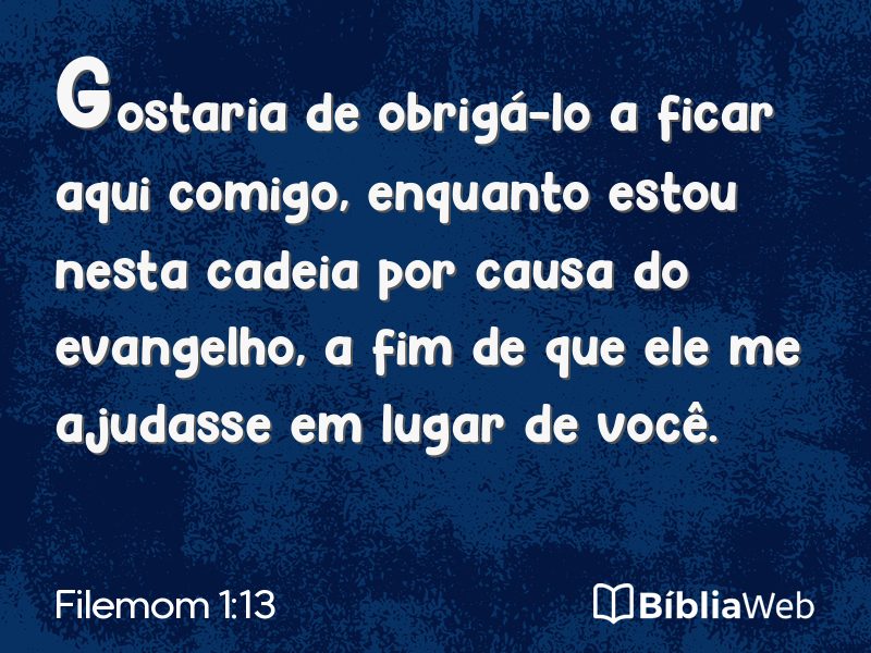 Filemom 1:13 em imagem para compartilhar