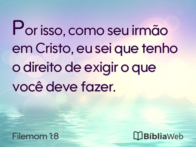 Filemom 1:8 em imagem para compartilhar