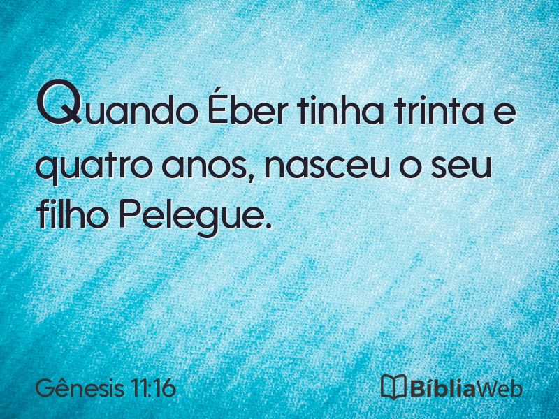 Gênesis 11:16 em imagem para compartilhar