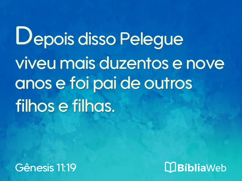 Gênesis 11:19 em imagem para compartilhar