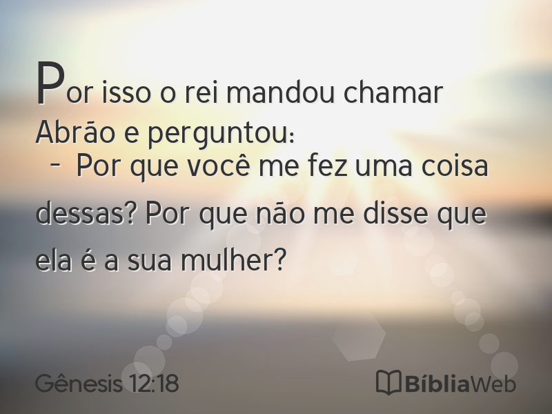 Gênesis 12:18 em imagem para compartilhar