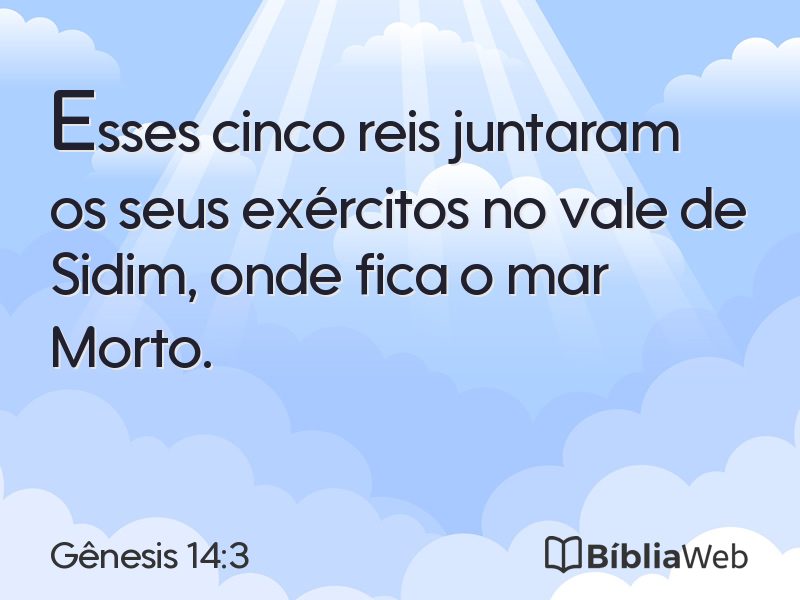 Gênesis 14:3 em imagem para compartilhar