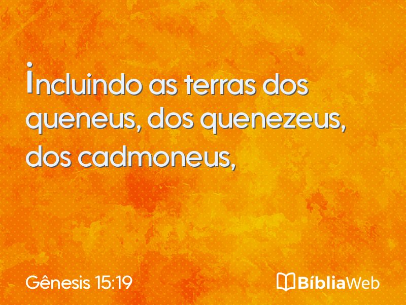 Gênesis 15:19 em imagem para compartilhar
