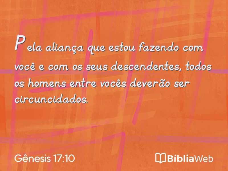 Gênesis 17:10 em imagem para compartilhar